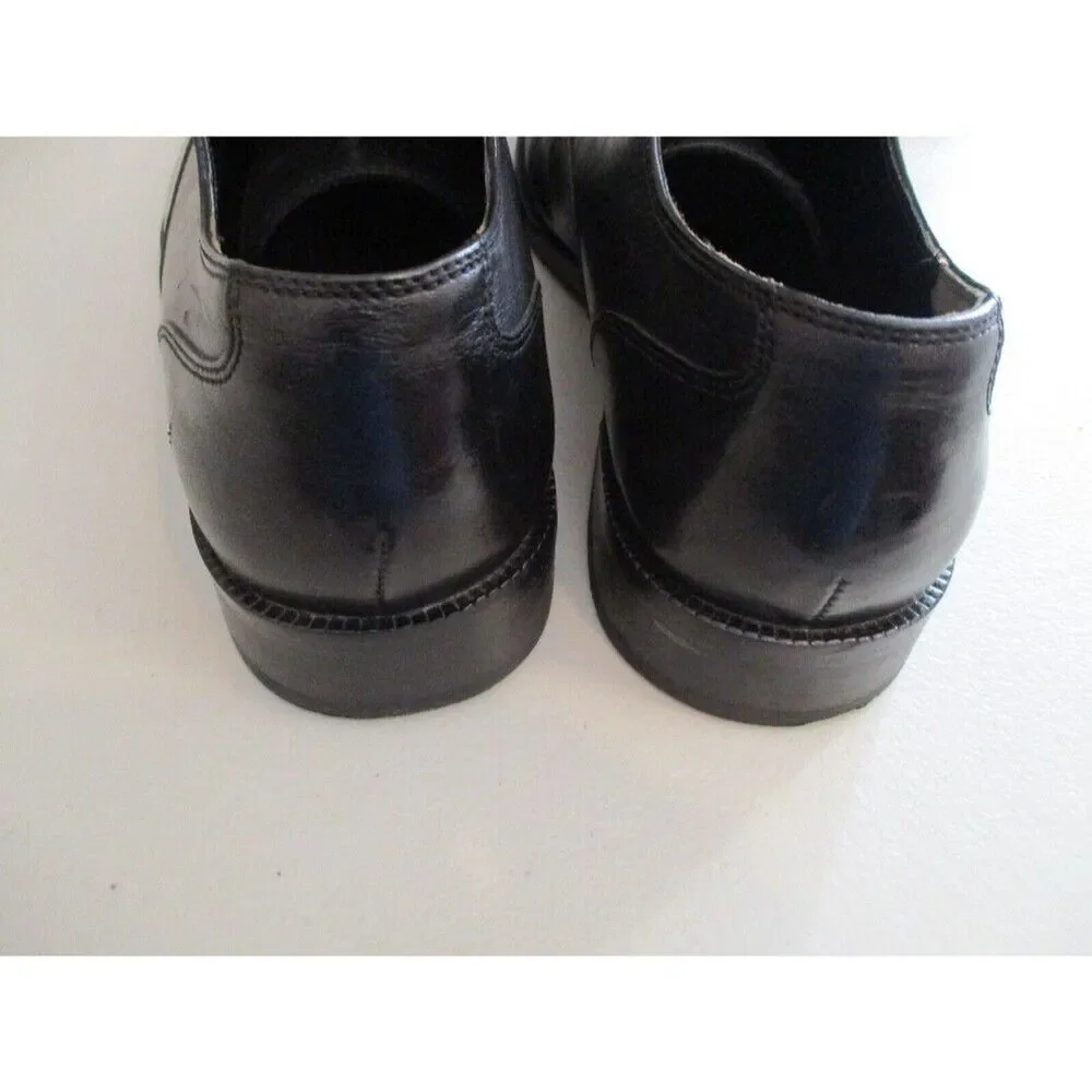 Cole Haan Mens Sz 10.5 Lace Up Cap Toe Oxford Black Dress Shoes